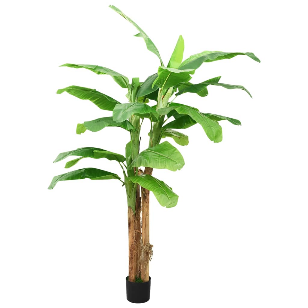 Artificial Banana Tree 118" Faux Indoor Plant with Pot - Decor Akil