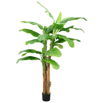 Artificial Banana Tree 118" Faux Indoor Plant with Pot - Decor Akil
