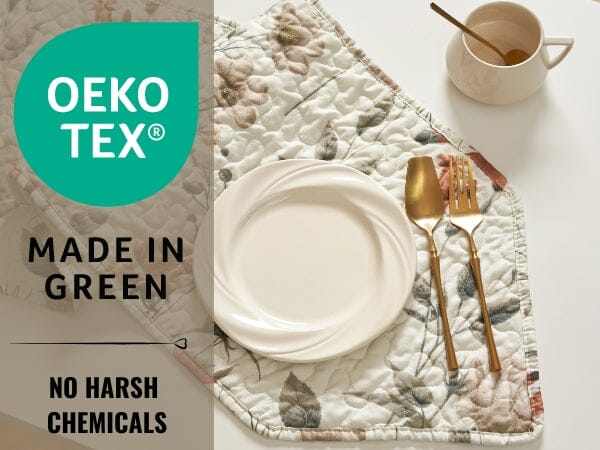 Enchanted Meadow Reversible Quilted Floral Table Runner - Decor Akil