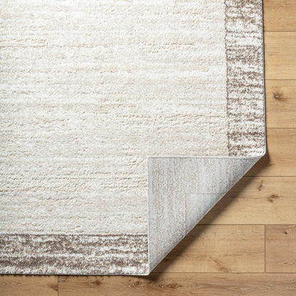 Millet Cottage Ash High-Pile Area Rug – Ivory & Cream - Decor Akil
