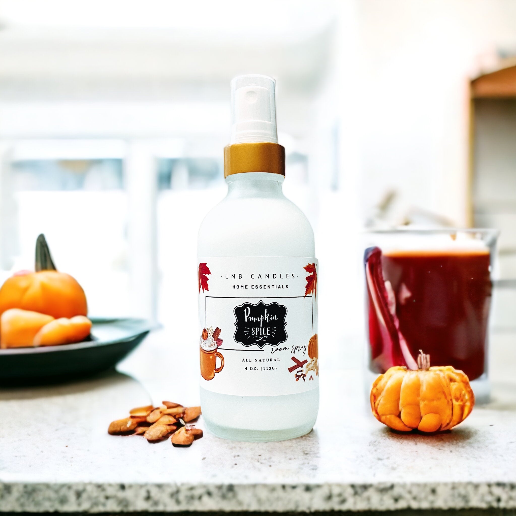 Pumpkin Spice Room Spray – Cozy Fall Home Fragrance - Decor Akil